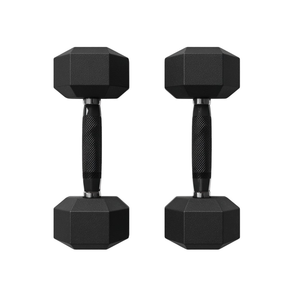 Stealth-Grip Matte Dumbbell - Noise-Reducing & Floor Safe